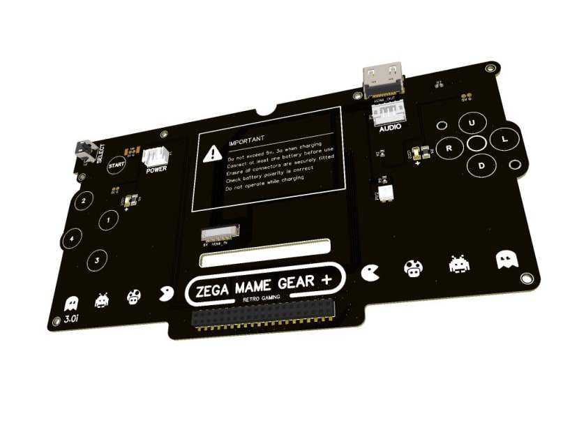 Zega Mame Gear Mainboard + HDMI Out